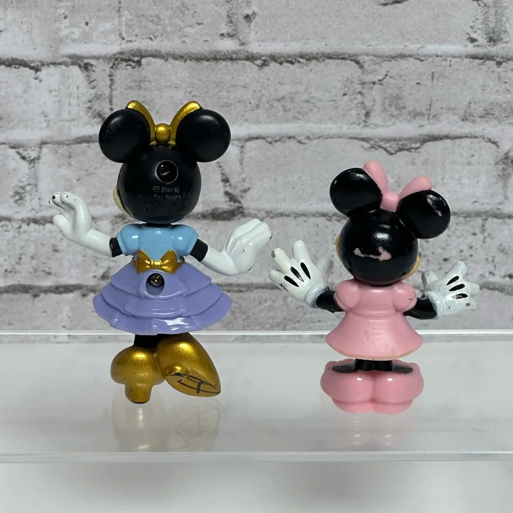 Disney Minnie Mouse Characters Figures Lot Of 2